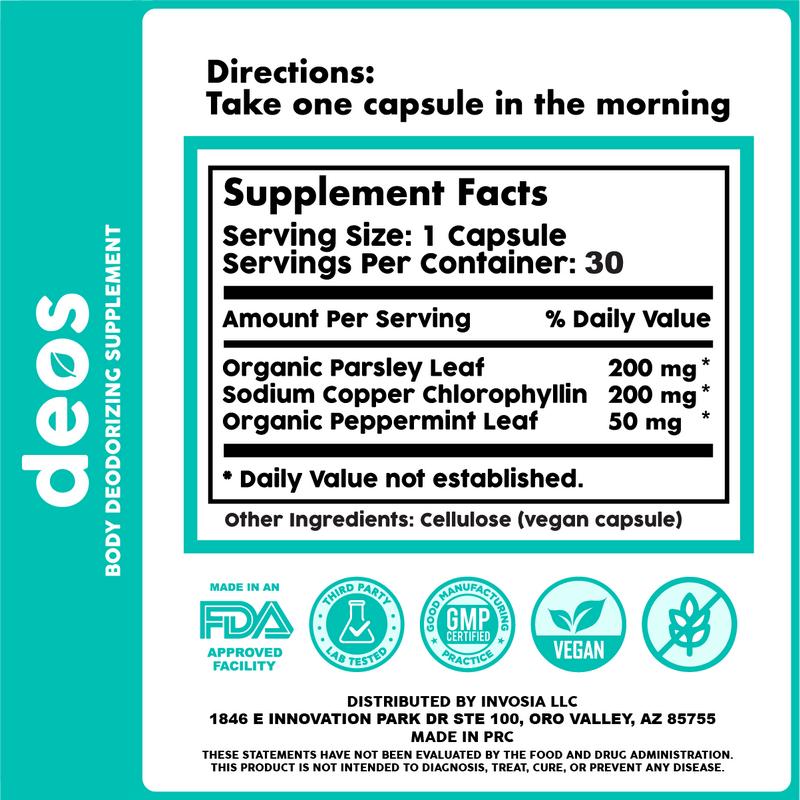 Full Body Deodorant Supplement