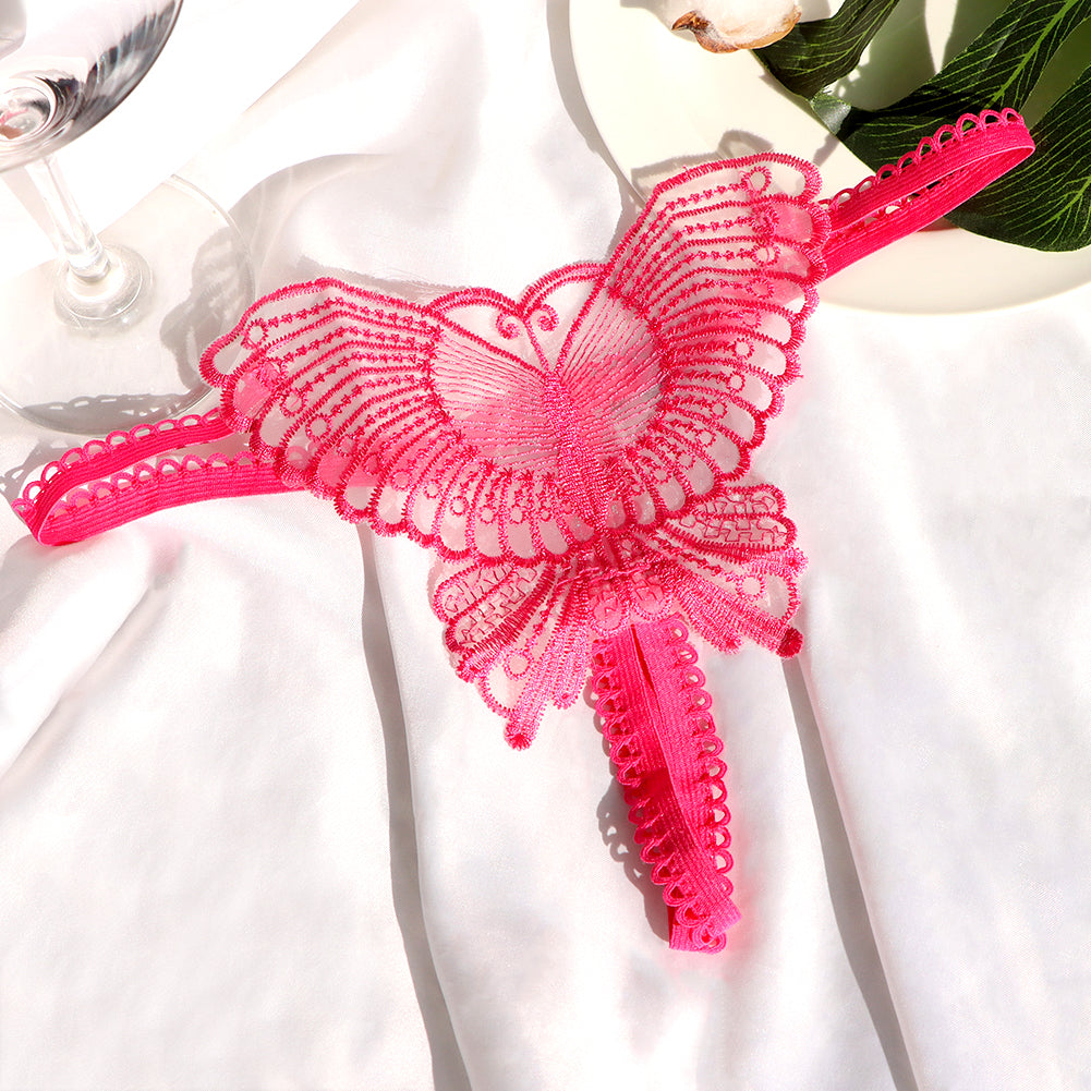 Open Bottom - Personalized Butterfly Thong