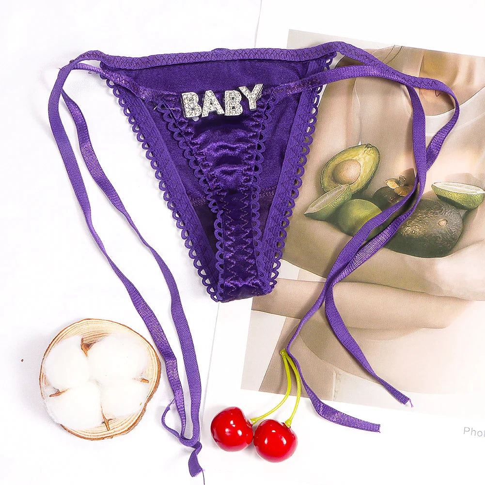 Personalized Silky Thong