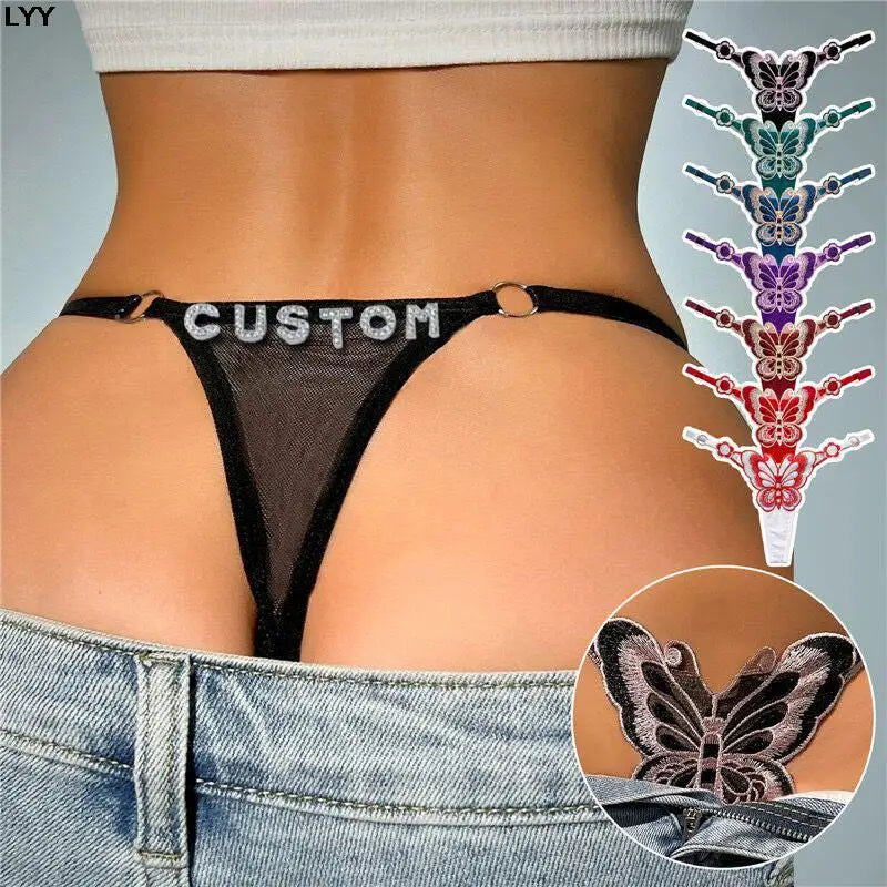Personalized Butterfly Thong